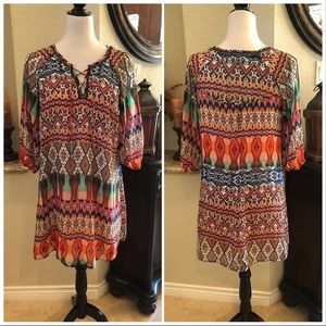Sequin Hearts Boho Dress